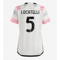 Dres Juventus Manuel Locatelli #5 Gostujuci za Žensko 2023-24 Kratak Rukav